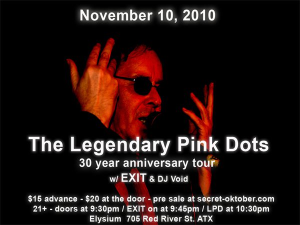 THE LEGENDARY PINK DOTS